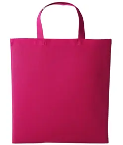Borsa shopper in cotone con manici corti Nutshell