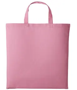 Borsa shopper in cotone con manici corti Nutshell