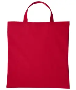 Borsa shopper in cotone con manici corti Nutshell