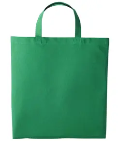 Borsa shopper in cotone con manici corti Nutshell