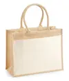 Borsa shopper in iuta con tasca in cotone Westford Mill