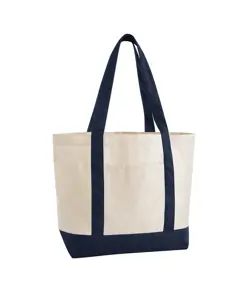 Borsa shopper stile college in cotone biologico EarthAware® Westford Mill