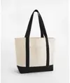 Borsa shopper stile college in cotone biologico EarthAware® Westford Mill