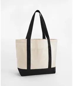 Borsa shopper stile college in cotone biologico EarthAware® Westford Mill