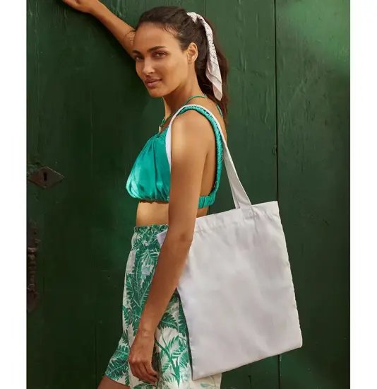 Borsa shopper tote in cotone Premium Westford Mill