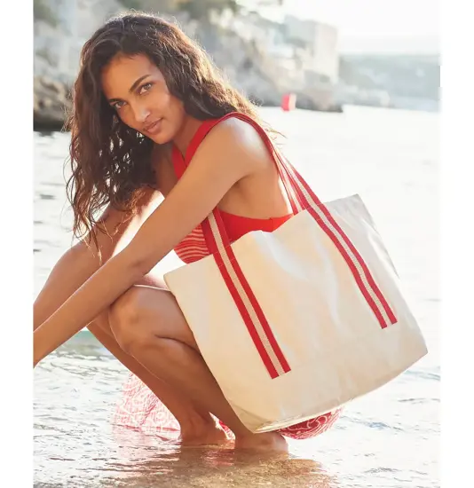 Borsa stile barca in cotone biologico EarthAware® Westford Mill