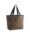 Borsa tote carryall con stampa leopardata Bagbase
