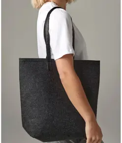Borsa tote in feltro Premium Bagbase
