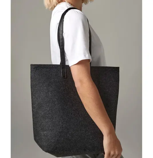 Borsa tote in feltro Premium Bagbase
