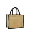 Borsa tote media in iuta naturale inamidata Westford Mill