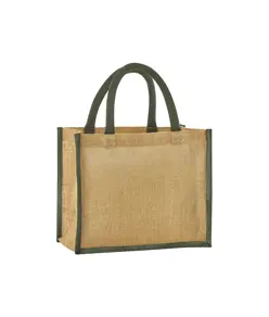 Borsa tote media in iuta naturale inamidata Westford Mill