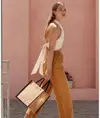 Borsa tote media in iuta naturale inamidata Westford Mill