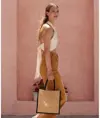 Borsa tote media in iuta naturale inamidata Westford Mill