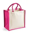 Borsa tote midi in iuta Printers Westford Mill