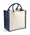 Borsa tote midi in iuta Printers Westford Mill