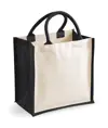 Borsa tote midi in iuta Printers Westford Mill