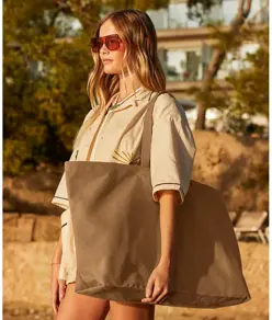 Borsa tote oversize in tela Westford Mill