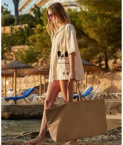 Borsa tote oversize in tela Westford Mill