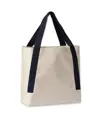 Borsa tote riciclata Dakota con manici a contrasto Nutshell