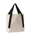 Borsa tote riciclata Dakota con manici a contrasto Nutshell