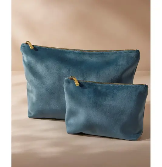 Borsetta per accessori in velluto Bagbase