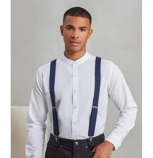 Bretelle per pantaloni con clip Premier