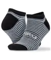 Calzini da sneaker a righe miste (confezione da 3) Spiro