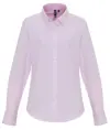 Camicetta da donna a righe Oxford ricca di cotone Premier