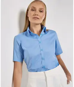 Camicetta da lavoro a maniche corte (tailored fit) Kustom Kit