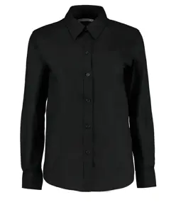 Camicetta da lavoro Oxford da donna a maniche lunghe (taglio sagomato) Kustom Kit