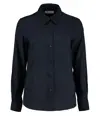 Camicetta da lavoro Oxford da donna a maniche lunghe (taglio sagomato) Kustom Kit