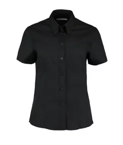 Camicetta Oxford corporate donna a maniche corte (tailored fit) Kustom Kit