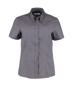 Camicetta Oxford corporate donna a maniche corte (tailored fit) Kustom Kit