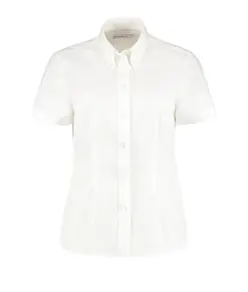 Camicetta Oxford corporate donna a maniche corte (tailored fit) Kustom Kit