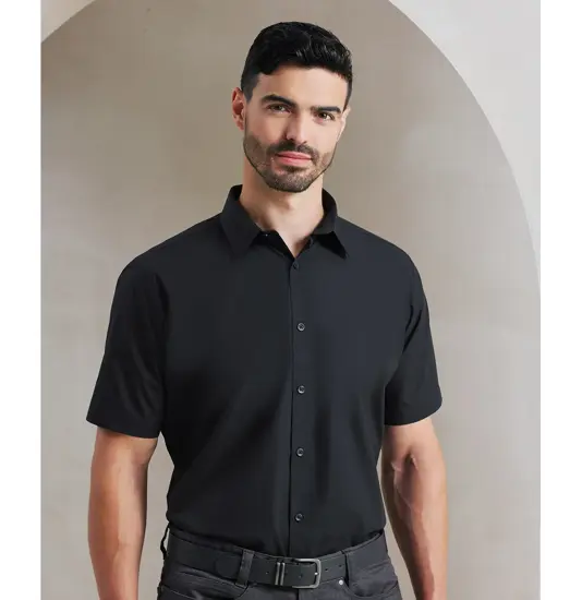 Camicia a maniche corte in popeline Supreme Premier