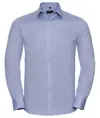 Camicia a maniche lunghe a spina di pesce Russell