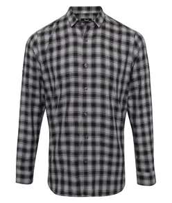Camicia a maniche lunghe in cotone a quadri Mulligan Premier