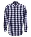 Camicia a maniche lunghe in cotone a quadri Mulligan Premier