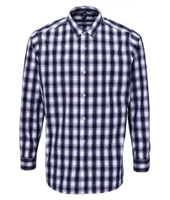Camicia a maniche lunghe in cotone a quadri Mulligan Premier