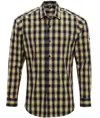 Camicia a maniche lunghe in cotone a quadri Mulligan Premier