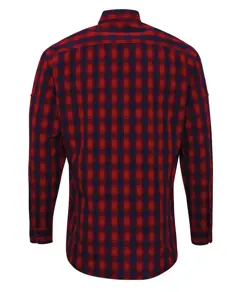 Camicia a maniche lunghe in cotone a quadri Mulligan Premier