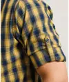 Camicia a maniche lunghe in cotone a quadri Mulligan Premier