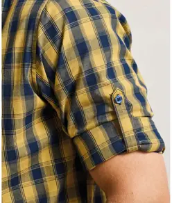 Camicia a maniche lunghe in cotone a quadri Mulligan Premier