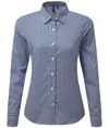 Camicia a quadri a maniche lunghe donna Maxton Premier