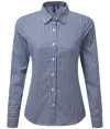 Camicia a quadri a maniche lunghe donna Maxton Premier