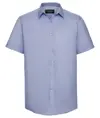 Camicia a spina di pesce a maniche corte Russell