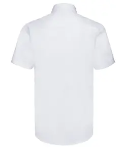 Camicia a spina di pesce a maniche corte Russell