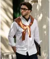 Camicia classica Oxford Rochester slim fit Nimbus