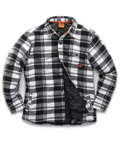 Camicia da lavoro a quadri imbottita Scruffs