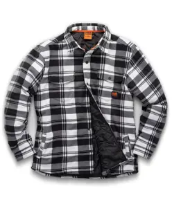 Camicia da lavoro a quadri imbottita Scruffs